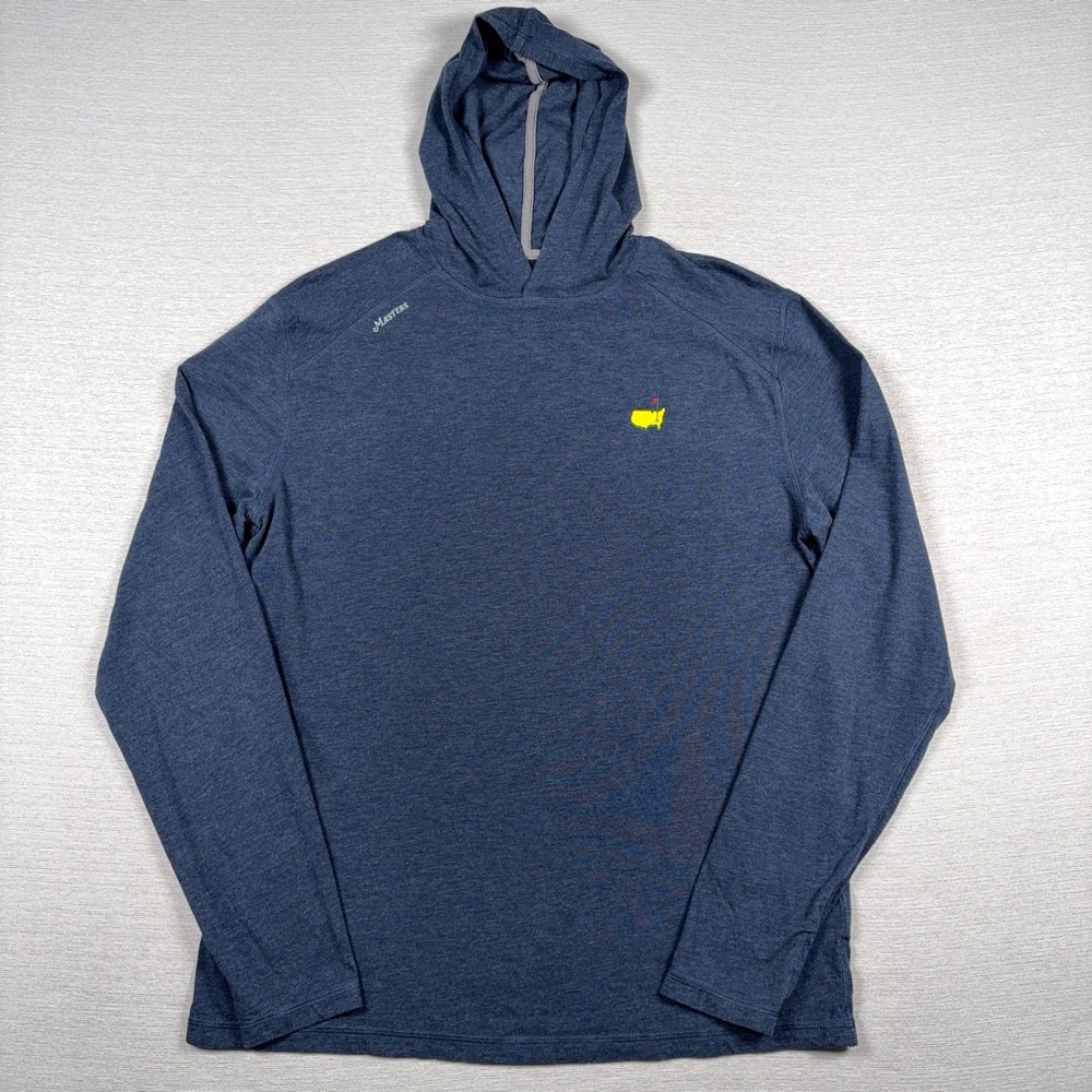 Masters Tasc Pullover Hoodie Mens Size S Blue Cotton Viscose Spandex